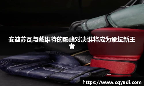 安迪苏瓦与戴维特的巅峰对决谁将成为拳坛新王者